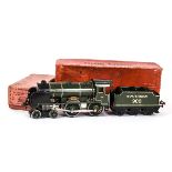 A Boxed Hornby O Gauge Clockwork No 4C 'Eton' Locomotive and Tender, in SR lined green as no 900,