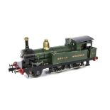 A Kit-built Gauge 1 Finescale GWR 2-4-0 Tank Locomotive, from a brass kit, finished in GWR green