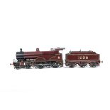 A Gauge I Finescale Battery-electric Midland Railway 4-4-0 'Compound' Locomotive and Tender,