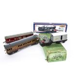 Hornby O Gauge Pre-war Rolling Stock Clockwork Mechanisms and 3-rail Track, a LMS No 2 corridor