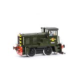A Gauge I Finescale Battery-electric BR Class 02 0-4-0 Diesel Shunting Locomotive, finely made and