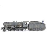 A Gauge I Finescale Battery-electric Ex-WD 2-8-0 Class Locomotive and Tender, finely made and