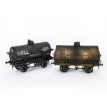 Five Gauge I Finescale Oil Tankers by SanCheng for Fine Scale Brass/Tower Brass, all in weathered