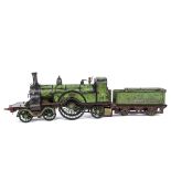 An Uncommon but Incomplete 3½" Gauge Live Steam 4-2-2 'Stirling Single' Locomotive Restoration