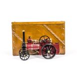 A Maxitrak ¾" Scale Live Steam Gas-fired Allchin Traction Engine, in crimson and black with brass