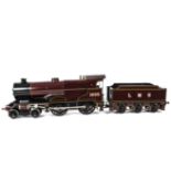 A Re-furbished Gauge III Bassett-Lowke Special Order Live Steam Ex-Midland Railway 'Compound' 4-4-