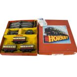 A Hornby O Gauge Clockwork No 51 Passenger Train Set, containing no 51 locomotive no 50153 and