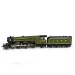 A Gauge I Finescale 2-rail Electric LNER 4-6-2 'A3' Class Locomotive and Tender by L H Loveless,