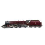 A Gauge I Finescale Battery-electric LMS 4-6-2 'Princess' Class Locomotive and Tender, finely made