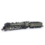 A Limited Edition Bockholt for Fulgurex Gauge I SNCF 2-8-2 class 141R Locomotive and Tender, LE no