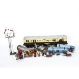 A Kitbuilt Gauge 1 Finescale GWR Operating TPO Mail Coach Accessories and Track, made and finished