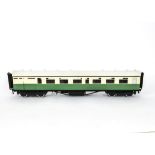 A Westdale O Gauge LNER 'Tourist' Coach Buffet Car, with reasonably finescale wheels and tinplate-