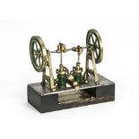 A Late-Nineteenth Century British-made Twin-Cylinder Oscillating Engine, appears to be double-