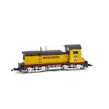 A USA Trains Gauge I American NW-2 Diesel Shunting Locomotive, ref R22007, in Union Pacific yellow/