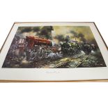 Railway and Other Furnishing Prints, a group of eight including Giants at Camden signed David