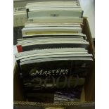 Golf, a good collection of 37 programmes mainly from the 'Majors' including US Masters, US PGA,