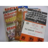 UEFA Super Cup Finals, a collection of 8 football programmes, 1978/79 Liverpool v Anderlecht,