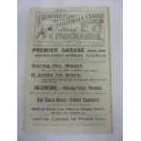 1922/23 Burnley v Birmingham, a programme from the game played on 06/05/1923, ex bound volume, in