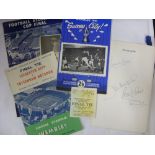 1961 Leicester City, in the FA Cup Final, against Tottenham on 06/05/1961, a collection of items