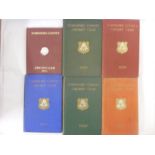 Yorkshire County Cricket Club, A collection of Five Official Annuals, to include 1922, 1923, 1924,