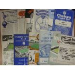 1954/55 Leicester City, a collection of 12 away football programmes, in various condition, to