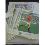 Autographed Editions, a collection of 54 signed football autographs, a fine collection of signed