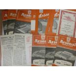 Arsenal Reserves, a collection of home football programmes, 1946/47 Portsmouth Res (A v B