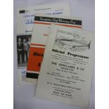 1962/63 Bangor City v Napoli, a programme fro the ECWC game played on 05/09/1962, plus the replay