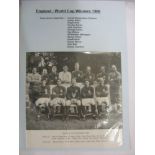 Autographs, Football, 1966 World Cup, England Winners, a magazine team group picture fully signed by