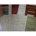 The Corinthians Casuals, a collection of over 30 home & away football programmes, in various