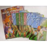 Rugby Union, 1995 World Cup in South Africa, a collection of 12 programmes including, Wales (3)