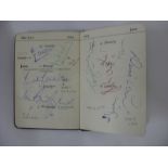 1963/64 An Autographed, Official Football Association Diary, the multi signed Diary with 40