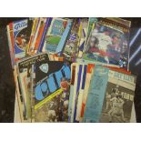 Leeds Utd, a collection of 196 away football programmes, from 1952 to 2004 in various condition,