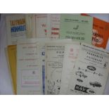 Rugby Union, Wales Schools, and Youth, a collection of 14 programmes from 1949 onwards to include,
