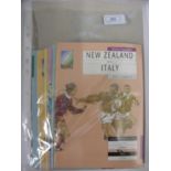 Rugby Union, 1991 World Cup, in the British Isles and France, a collection of 12 programmes,