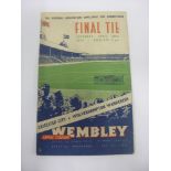 1949 FA Cup Final, Leicester v Wolverhampton Wanderers, a programme from the game played at