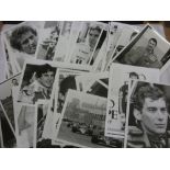 Formula 1, circa 1980's Original photographs, a collection of 64 5"x7" Black & White images to