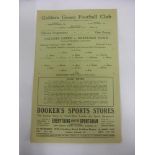 1939/40 Golders Green v Hertford Town, a rare programme from the game played on 10/02/1940, the