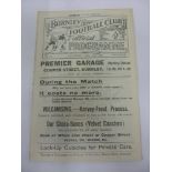 1922/23 Burnley v Middlesbrough, a programme from the game played on 09/12/1922, ex bound volume, in