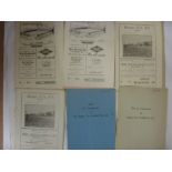 Bangor City, a collection of 6 home football programmes from the 1950's, includes 1950/51 Hyde