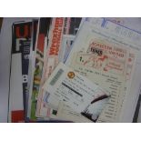 Manchester Utd Youth, an extensive collection of 101 football progrsammes, home & away issues from