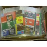 Football League Cup, a collection of 45 football programmes from 1970 to 2008, including replays