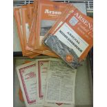 Arsenal, a collection of 80 home football programmes, from 1946/47 to 1954/55, 46/47 (1)