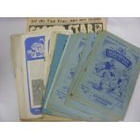 Millwall, a collection of 56 home football programmes in various condition, 1954/55 12, 1955/56 16