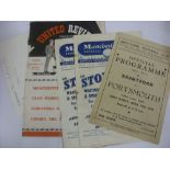 A collection of 4 football programmes in various condition, 1945/46 Brentford v Portsmouth, 1953/