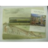 Aston Villa, Villa Park, an original water colour by John Melville (102-1986) a respected british