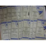 1952/53 Leicester City, a collection of 19 home football programmes, in various condition, 2 with