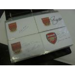 Autographs, a collection of 572 signed white cards, some with emblem, all different, Chelsea 228,