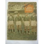 1950 World Cup, Brazil, Magazine Del Campeonato De Futbol, Spanish Edition, split spine, covers