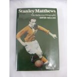 Stanley Matthews Autograph, 'The Authorized Biography' by David Miller, Hard Back Book with Dust